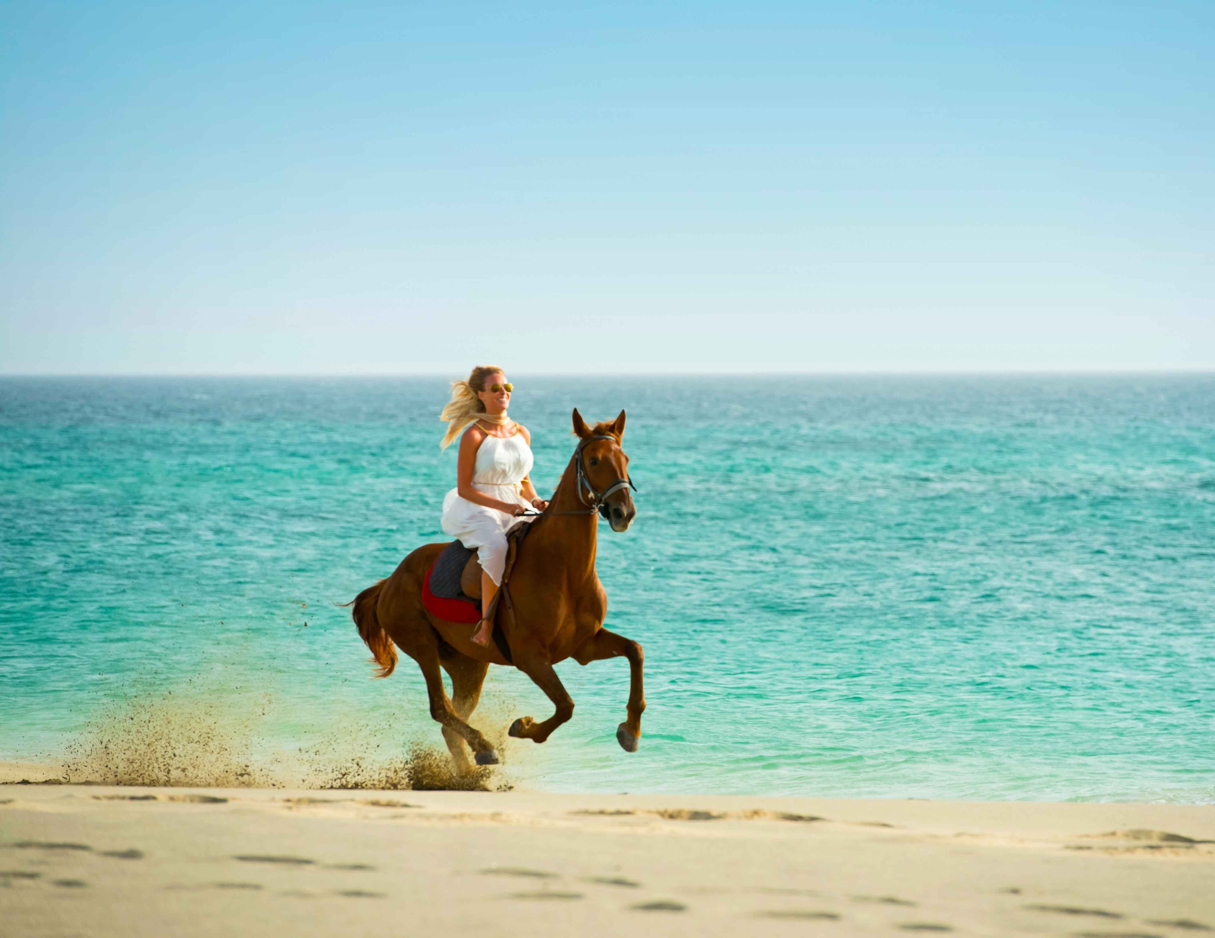 Reiten am Strand